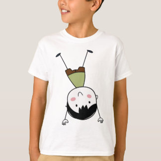 Vattenfärgscute upp och ned, stift vackert t shirt