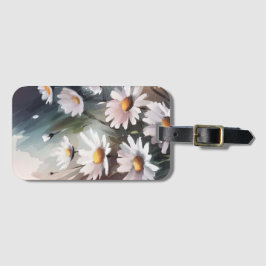 VattenfärgsDaisy Blommönstret Cute Bagagebricka