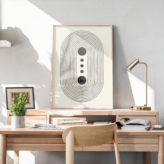 Vattenfärgsdel i mitten av århundradet poster (Skapare uppladdad)