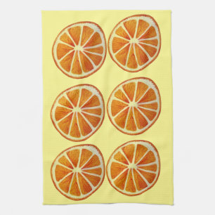 Vattenfärgsdel mönster pop art. popart i Juicy ora Kökshandduk