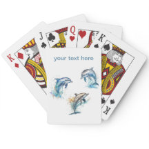 Vattenfärgsdelfintrio, anpassningsbar