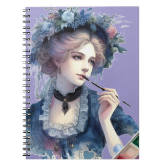 Vattenfärgsdesign Anteckningsbok