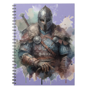 Vattenfärgsdesign Anteckningsbok