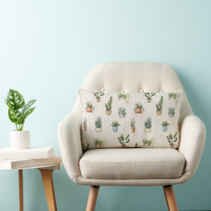 Vattenfärgsdesign för prickade plåtar lumbarkudde