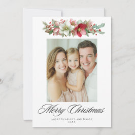 Vattenfärgsdesign jul Hellebore Design Julkort