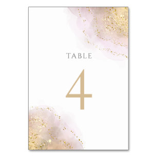 vattenfärgsdesign stänk Bordsnummer 4
