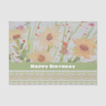 Vattenfärgsdesigner för Blommigt