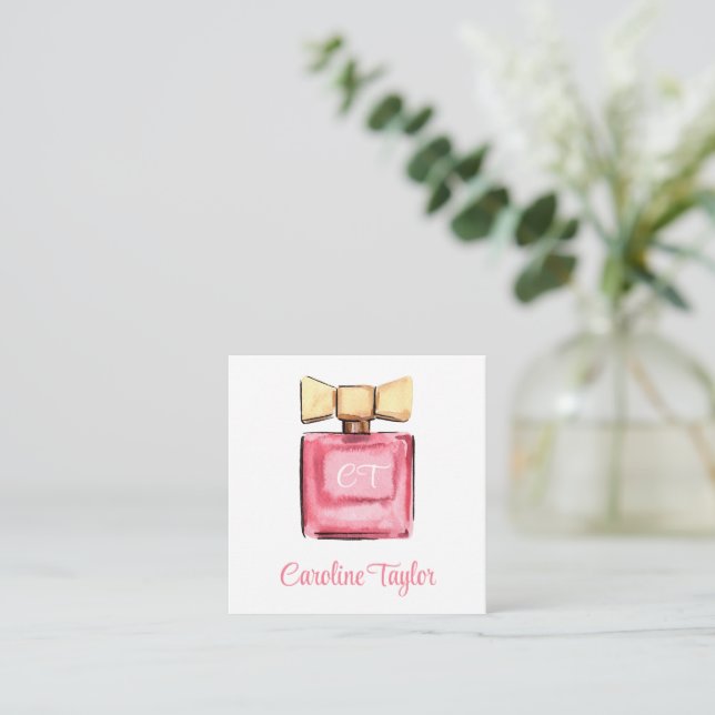 Vattenfärgsdesignern Parfym Parfum Gift-hölje Anteckningskort (Stående Fram)