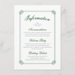 Vattenfärgsdestination: Information om Irland Tilläggskort