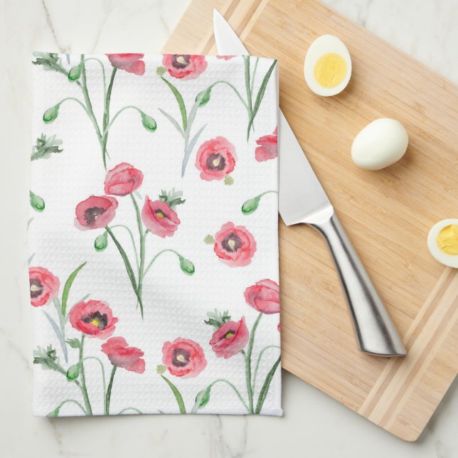 Vattenfärgsdiskett Fält Kitchen Hand Towel Kökshandduk (Vikt i Fjärdedel)