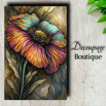 Vattenfärgsdiskettenhet - decoupage