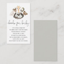 Vattenfärgsdjur Faux Modern Guld Bokar för Baby