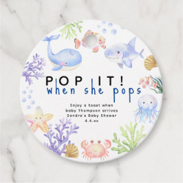 Vattenfärgsdjur - stoppa det! gåvor etiketter