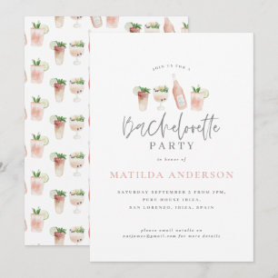 vattenfärgsdryck bachelorette-partiets gigantisk r meddelande