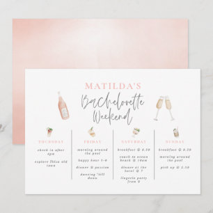 Vattenfärgsdrycker bachelorette helg