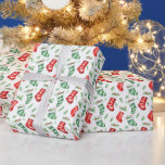 Vattenfärgseffekt julinventering presentpapper<br><div class="desc">Vilket bättre sätt att presentera den speciella gåvan vid jul än att klappa in den i papper kvalitet. Den här designen har en vattenfärgeffekt av julklappsgrafik på en vit bakgrund hela tiden. Det är definitivt värt att betala lite mer för ett mönster som inte finns i stadshus och som kommer...</div>