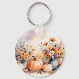 Vattenfärgsefterfall Nyckelring