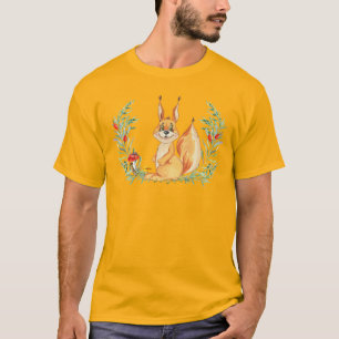 Vattenfärgsekorre T Shirt