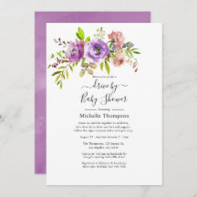 Vattenfärgsenhet Vår Blommigt by Shower