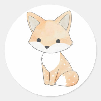 Vattenfärgsetikett för matarfärg i stjärnorna runt klistermärke