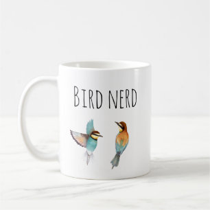 Vattenfärgsfågel Kaffemugg