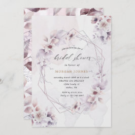 vattenfärgsfall blommigt möhippa inbjudan