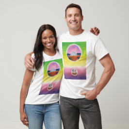 VattenfärgsFantasy Dimensions Pyramid Dream Worlds T Shirt