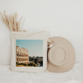 Vattenfärgsfärg Rom, Italien destination Tote Bag Tygkasse