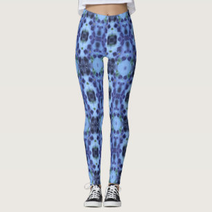 Vattenfärgsfärg Skriv ut Dam Leggings