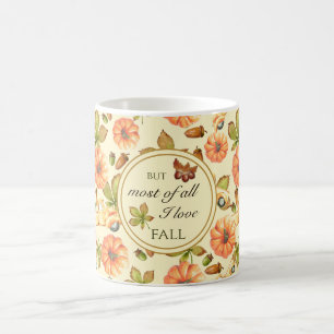 Vattenfärgsfärg, Vintagen Höger Mönster Kaffemugg