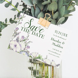 Vattenfärgsfärgad Blommigt Glory Handfixing på mor Spara Datumet