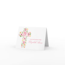 Vattenfärgsfärgen Rosa Flower Kor First Communion