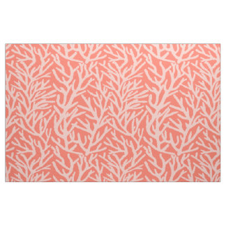 Vattenfärgsfärgkoral Rosa på Tomatobakkusten Tyg