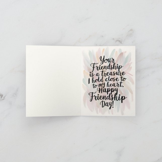 Vattenfärgsfärgkort för handkonskänning kort (Inuti)