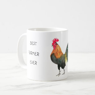 Vattenfärgsfarm för bästa lantbrukare någonsin Tup Kaffemugg