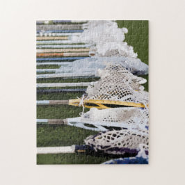 Vattenfärgsfästen Lacrosse Sticks Pussel