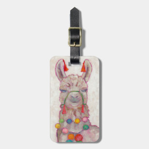 Vattenfärgsfestival Llama Bagagebricka