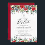 VattenfärgsFestive Blommigt Garland Winter Baptism Inbjudningar<br><div class="desc">Baptism från Watercolor Festive Blommigt Garland Winter Baptism-inbjudan | Familjen Inbjudan och vänner till babyens baptism med denna inbjudan till blommigt om anpassade. Den har vattenfärgillustrationer som ro, poinsettias, hollies, gräs nål, gräs och andra festaccenter. Du kan anpassa baksidan av inbjudan ytterligare genom att lägga till ett foto eller vilken...</div>