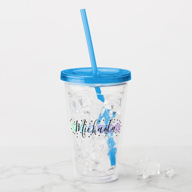 Vattenfärgsfettsyror Take Away Mugg (Framsida Ice)