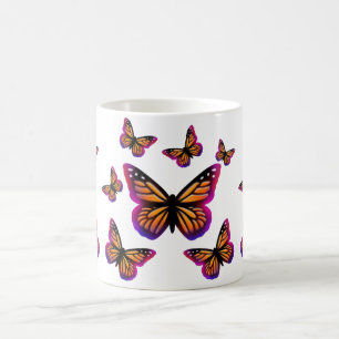 Vattenfärgsfilter för söt elegant kaffemugg