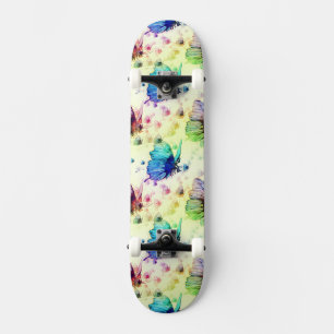 Vattenfärgsfilter Skateboard