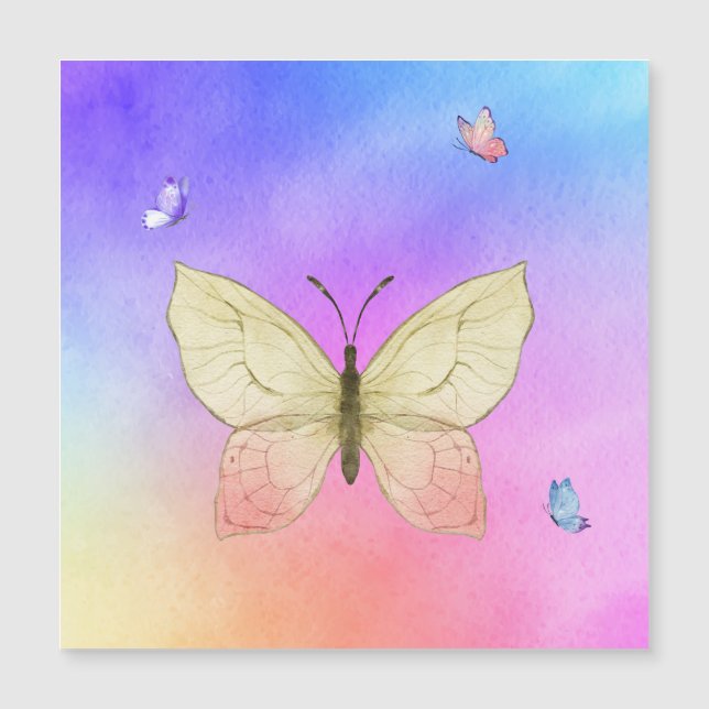 Vattenfärgsfjäril (Framsida)