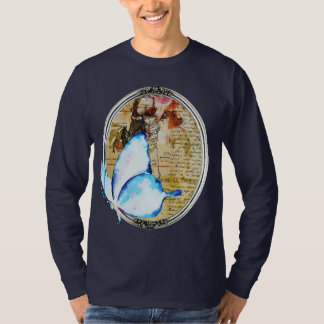 Vattenfärgsfjäril och Ram T Shirt