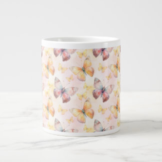 Vattenfärgsfjäril Stollig Jumbo Mugg