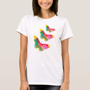 Vattenfärgsfjäril T-Shirt