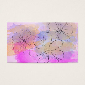 VattenfärgsFLOMFantasy Visitkort