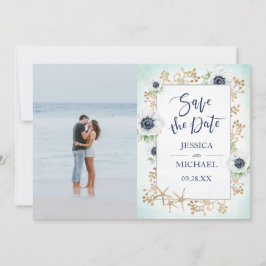 Vattenfärgsfoto Cute Anemone Flower Elegant Spara Datumet