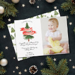 Vattenfärgsfoto Gräs Träd Merry Little Birthday Ph Tack Kort<br><div class="desc">Säg tack i stil med trendigets födelsedagstack till dina kort. Bilden och formuleringen i mallen är lätta att anpassa och din familj och dina vänner blir glada när de får dessa fantastiska tack.</div>