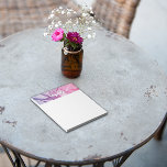 Vattenfärgsfuchsia lila stänk brev anteckningsbloc anteckningsblock<br><div class="desc">Anteckningsblocket stänk i vattenfärgen färgad med namn.</div>