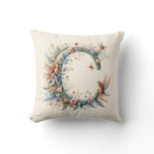 VattenfärgsGreenery Älvors Monogram Brev C